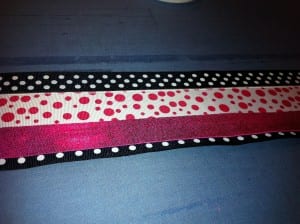 finishedironing 300x224 How To Make a Rockin Cheer Bow