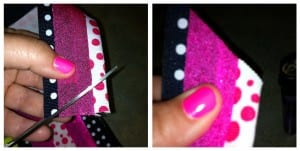 fishtail 300x151 How To Make a Rockin Cheer Bow
