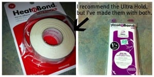 heatnbond 300x151 How To Make a Rockin Cheer Bow