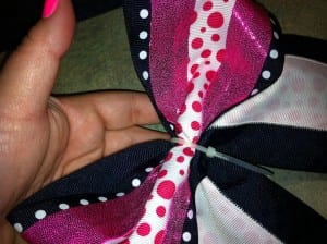 ziptienottight 300x224 How To Make a Rockin Cheer Bow