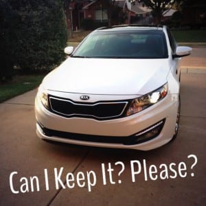 Check out that Kia Optima