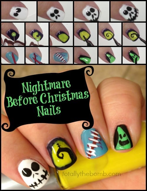 How To Paint Nightmare Before Christmas Nails by TotallyTheBomb