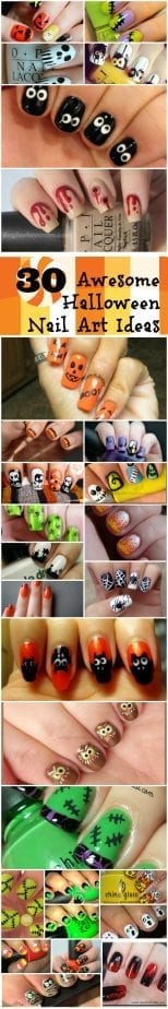 30 Awesome Halloween Nail  Art Ideas from Totally The Bomb.com