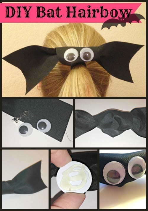 DIY Bat Hairbow from TotallyTheBomb.com