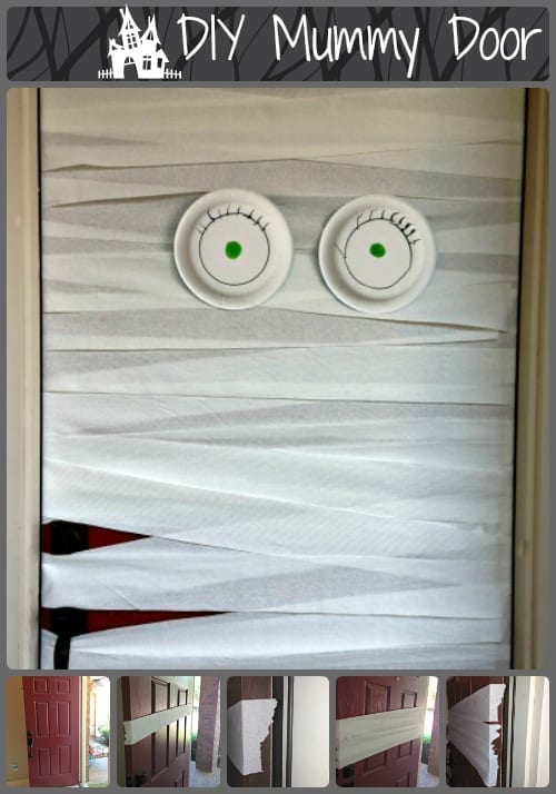 DIY Mummy Door Decor from TotallyTheBomb.com