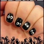 Spooky Eyeball Nails by Totally The Bomb.com