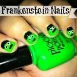 Frankenstein Nail Art from Totally The Bomb.com