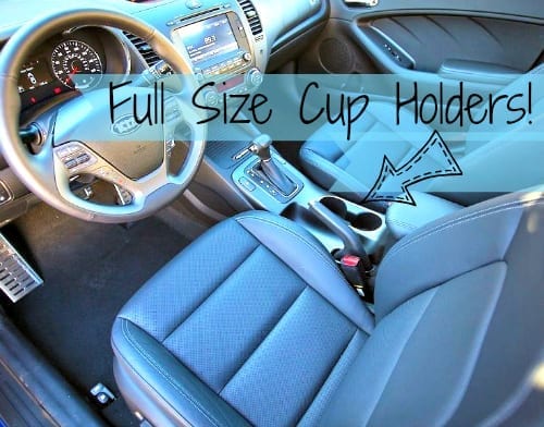 full size cup holders