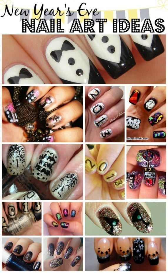 New Year's Eve Nail Are Ideas