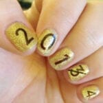 New Years Nails from Totally The Bomb