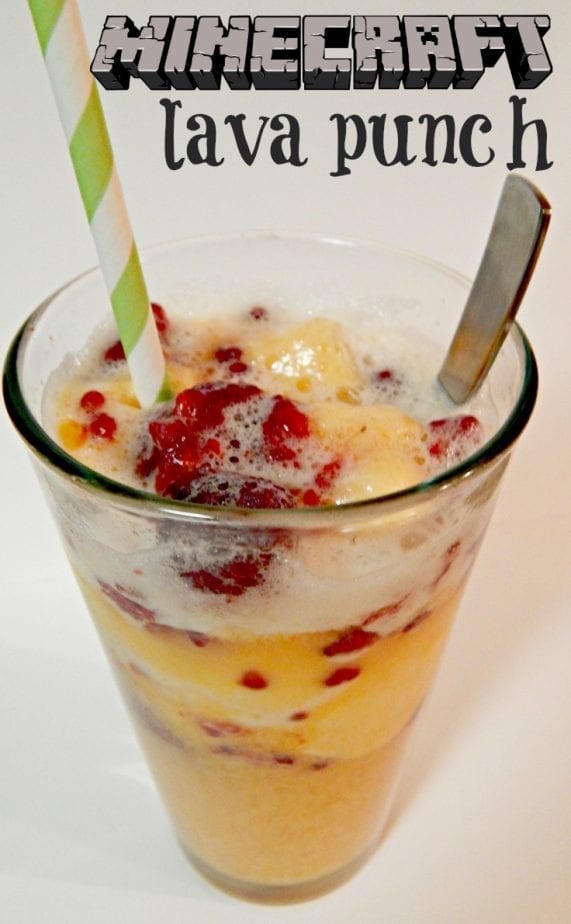 Minecraft Lava Punch from Hallecake